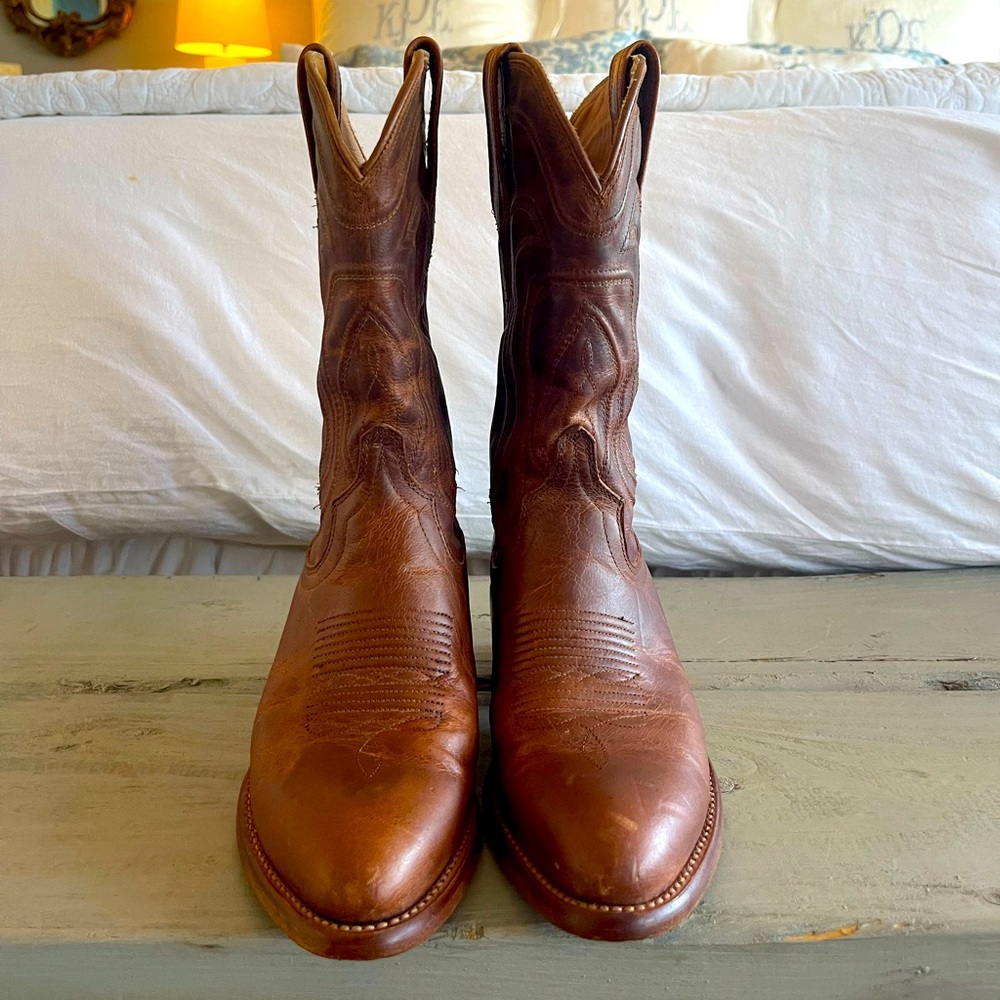 Tecovas Tan Leather Western Boots